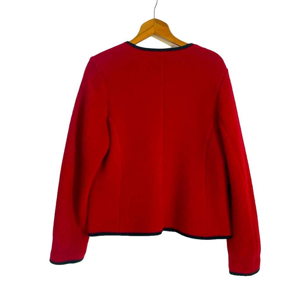 VINTAGE Channel style Wool Lady Jacket - Picture 2 of 5